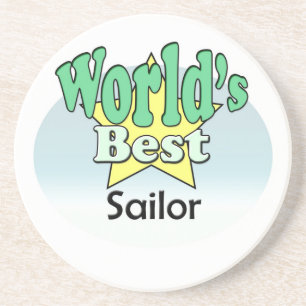 's Werelds beste Sailor Zandsteen Onderzetter