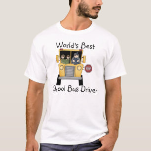 's Werelds beste schoolbus-driver - Aangepaste kle T-shirt