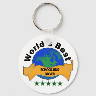 's Werelds beste schoolbuschauffeur Sleutelhanger