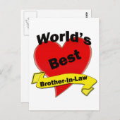 's Werelds beste schoonbroer Briefkaart (Voorkant / Achterkant)