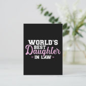 's Werelds beste schoondochter Briefkaart (Staand voorkant)