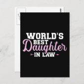 's Werelds beste schoondochter Briefkaart (Voorkant / Achterkant)