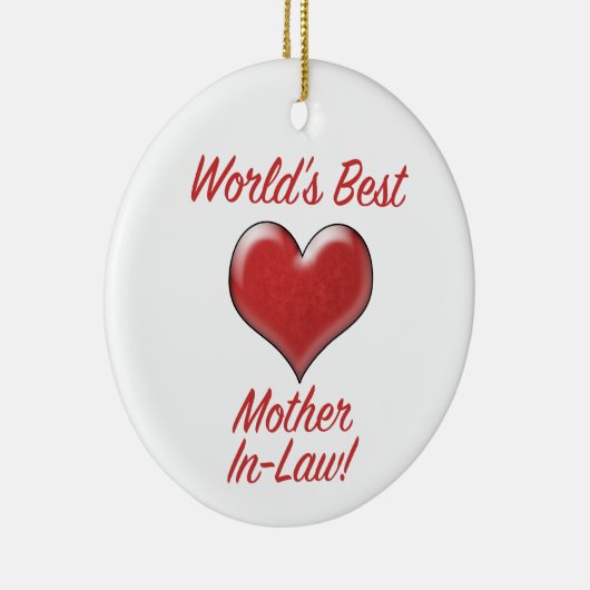 's Werelds beste schoonmoeder Keramisch Ornament (Rechts)