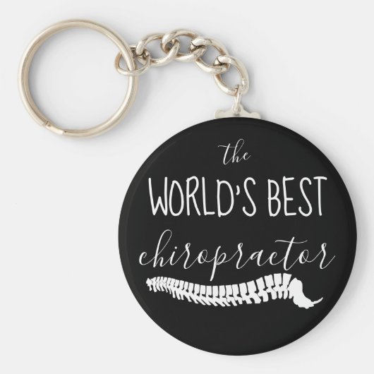 's Werelds beste Sleutelhanger van chiropractor (Voorkant)