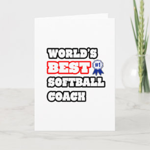 's Werelds beste softbalcoach Kaart