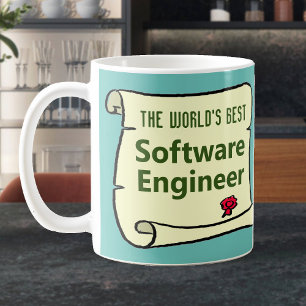 's Werelds beste software engineer. Koffiemok