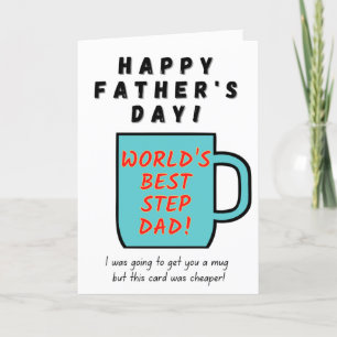 's Werelds beste Stepdad-Mok kaart - Vaderdag