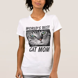 's Werelds beste T-shirts voor mam met kat