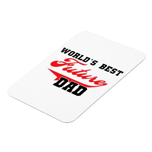 's Werelds Beste Toekomst Papa Gifts Magneet (Linkerzijde)