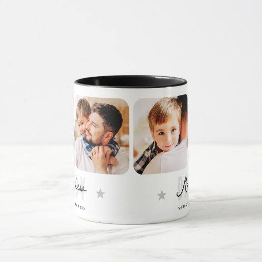 's Werelds beste vader Athletic Modern Vaderdag Mok (Midden)