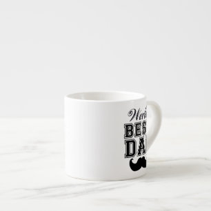 's Werelds beste vader met snor Espresso Kop