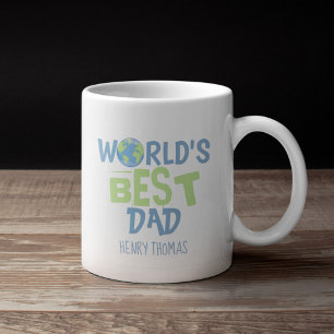 's Werelds beste vader Modern Trendy Typografie Koffiemok