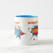 's Werelds beste vader Mok - SuperPap Mok - Papa m (Center)