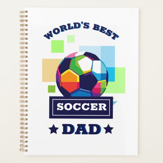 's Werelds Beste Voetbal Pap Vaderdag Planner (Voorkant)