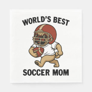 'S WERELDS BESTE VOETBALMOEDER - PUG PLAYER SERVET