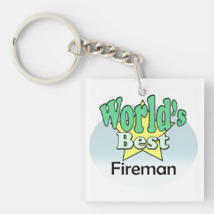 's Werelds beste Vuurman Sleutelhanger