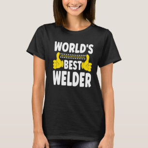 's Werelds beste 'Welder Job Title'-beroepsbeoefen T-shirt
