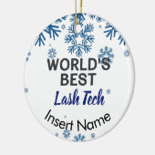 's Werelds beste welkomsttechnicus Keramisch Ornament (Links)