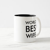 's Werelds beste wifey Mok | Valentijnsgeschenk (Voorkant rechts)