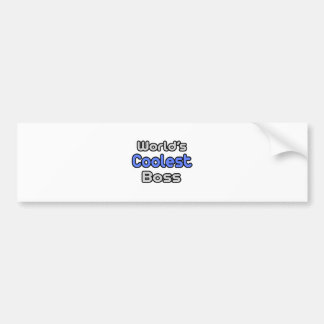 's Werelds coolste baas Bumpersticker