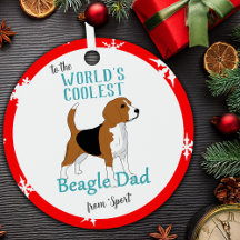 'S Werelds coolste Beagle Dad Dog Drawing Round