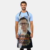 's Werelds coolste naam en foto van papa Schort (Gedragen)