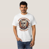 's Werelds Coolste Westie Dad West Highland Terrie T-shirt (Voorkant volledig)