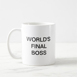 's Werelds Final Boss Coffee Mok