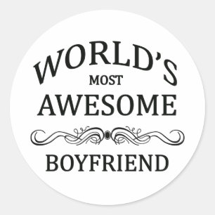 's Werelds Geweldige Boyvriend Ronde Sticker