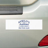 's Werelds Geweldige Estate Agent Bumpersticker (Op auto)