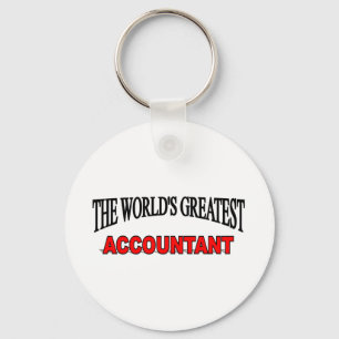 's Werelds grootste accountant Sleutelhanger
