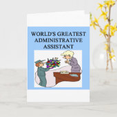 's Werelds grootste administratieve assistent Kaart (Gele Bloem)