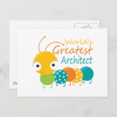's Werelds grootste architect Briefkaart (Voorkant / Achterkant)