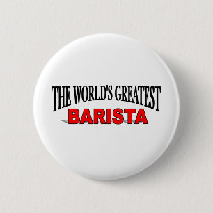 's Werelds grootste Barista Ronde Button 5,7 Cm