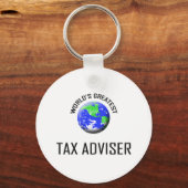 's Werelds grootste belastingadviseur Sleutelhanger (Voorkant)
