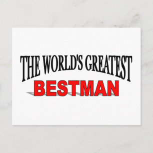 's Werelds grootste Bestman Briefkaart