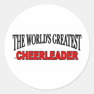 's Werelds grootste Cheerleader Ronde Sticker