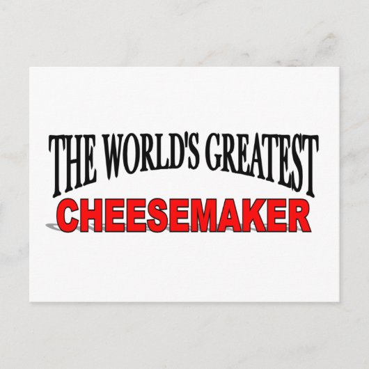 's Werelds grootste Cheesemaker Briefkaart (Voorkant)