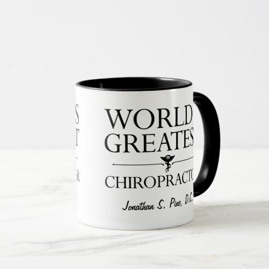 's Werelds grootste chiropractor Mok (Voorkant rechts)