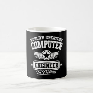 's Werelds grootste computertechnicus in actie Koffiemok