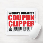 's Werelds grootste coupon Clipper Muismat (Met muis)