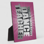 's Werelds grootste dansleraar Fotoplaat (Zijkant)