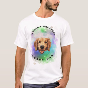 's Werelds Grootste Doggy Pap - Golden Retriever T-shirt