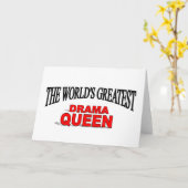 's Werelds grootste dramakoningin Kaart (Gele Bloem)