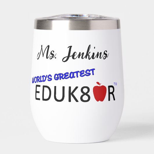 's Werelds Grootste Educator Wit (Voorkant)