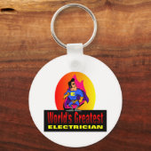 's Werelds grootste elektricien Sleutelhanger (Voorkant)