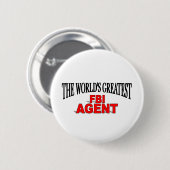 's Werelds grootste FBI-agent Ronde Button 5,7 Cm (Voorkant /achterkant)