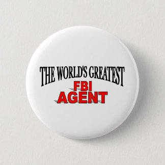 's Werelds grootste FBI-agent Ronde Button 5,7 Cm