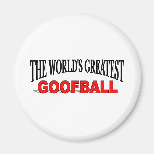 's Werelds grootste golfbal Magneet (Voorkant)