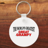 's Werelds grootste grote grijnsteen Sleutelhanger (Voorkant)